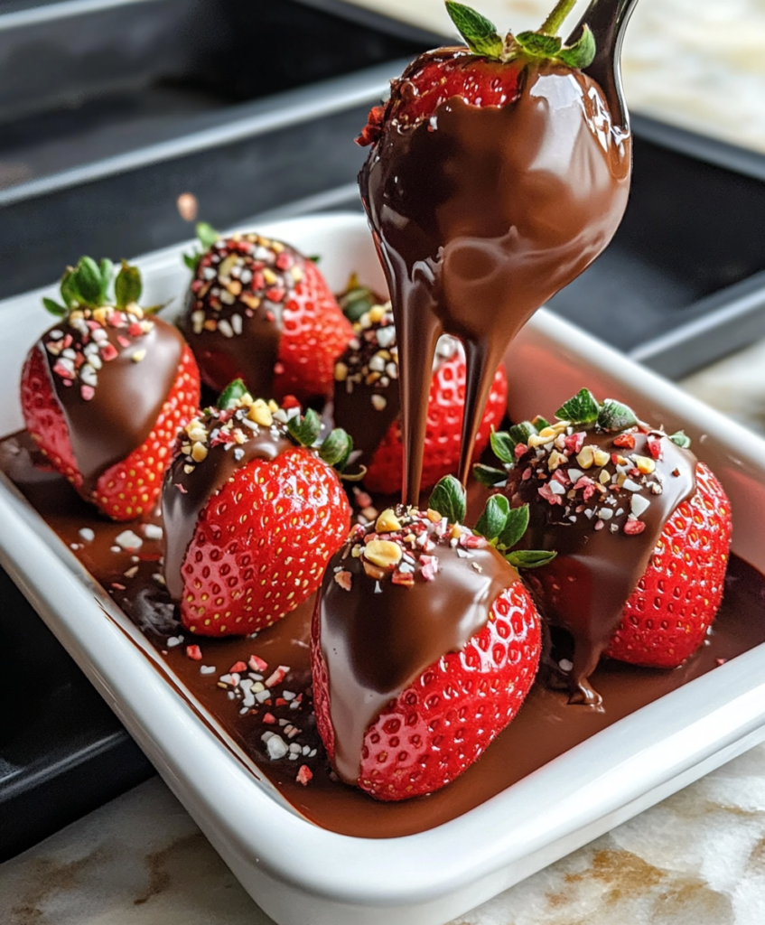Chocolate-Dipped Strawberries