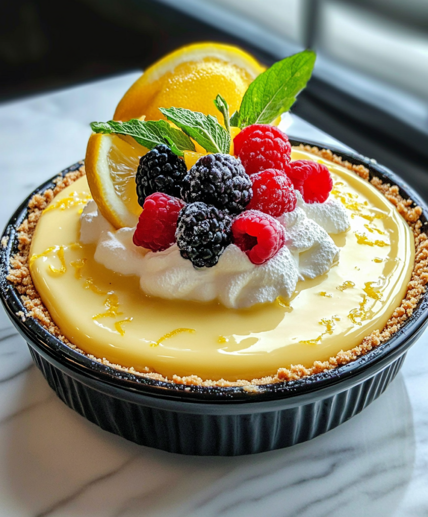 No-Bake Lemon Icebox Pie