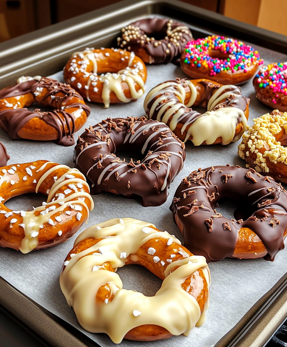 Chocolate Dipped Pretzels