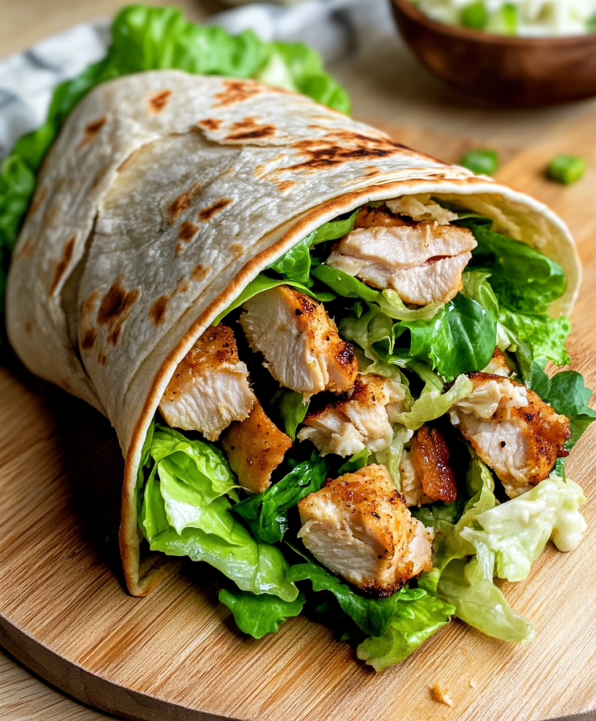 Chicken Caesar Wraps