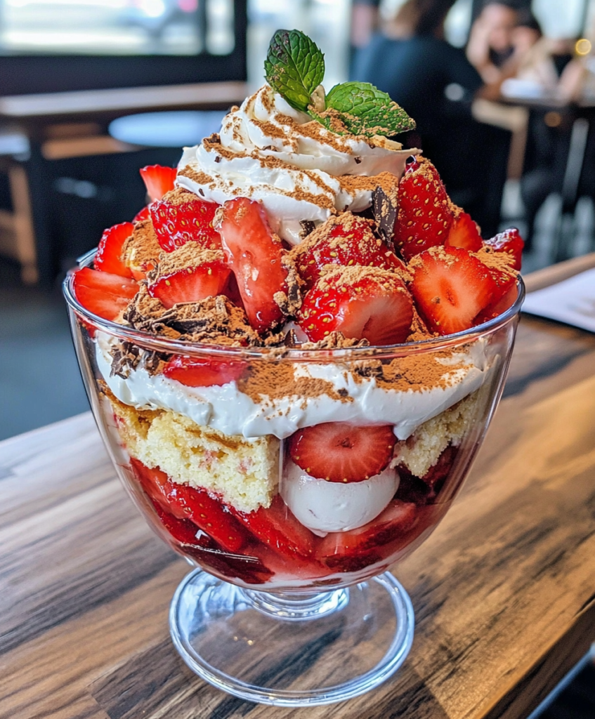 Strawberry Shortcake Trifle