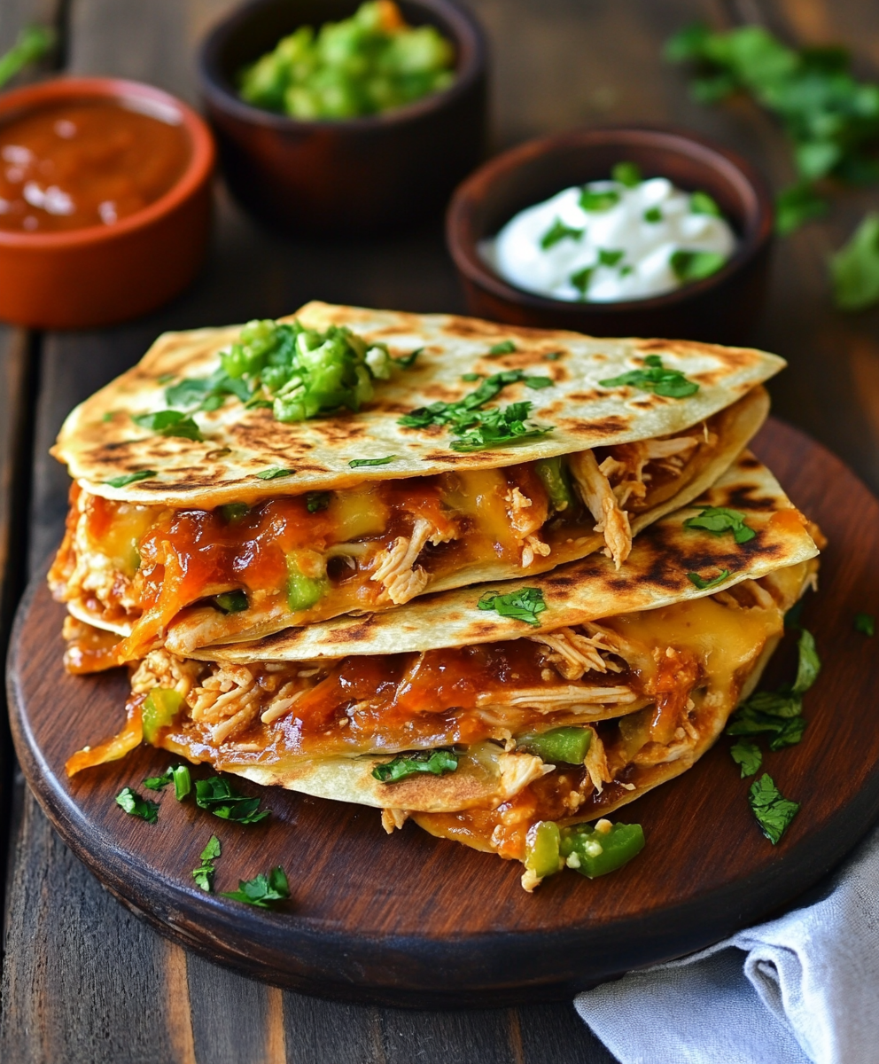 BBQ Chicken Quesadillas