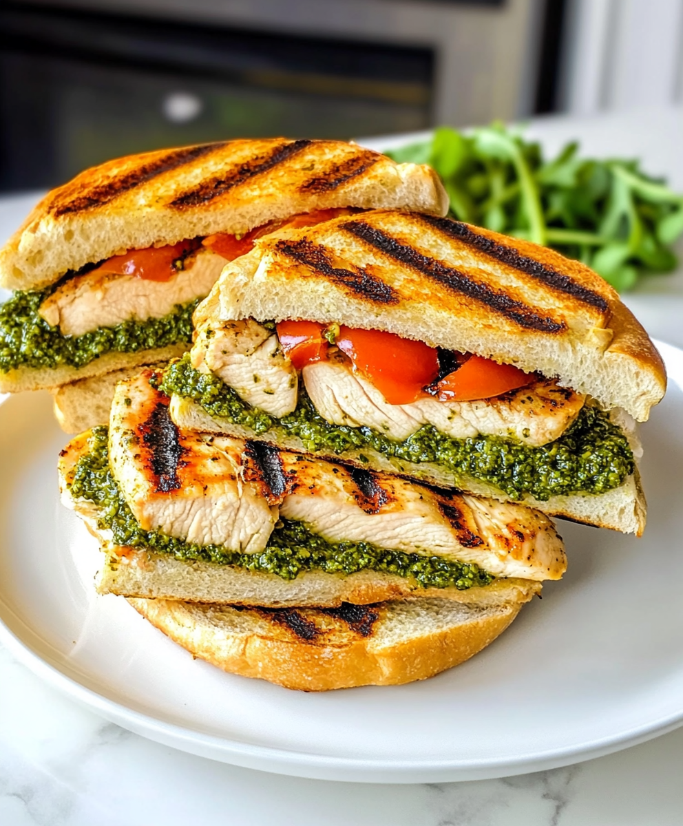 Pesto Chicken Panini