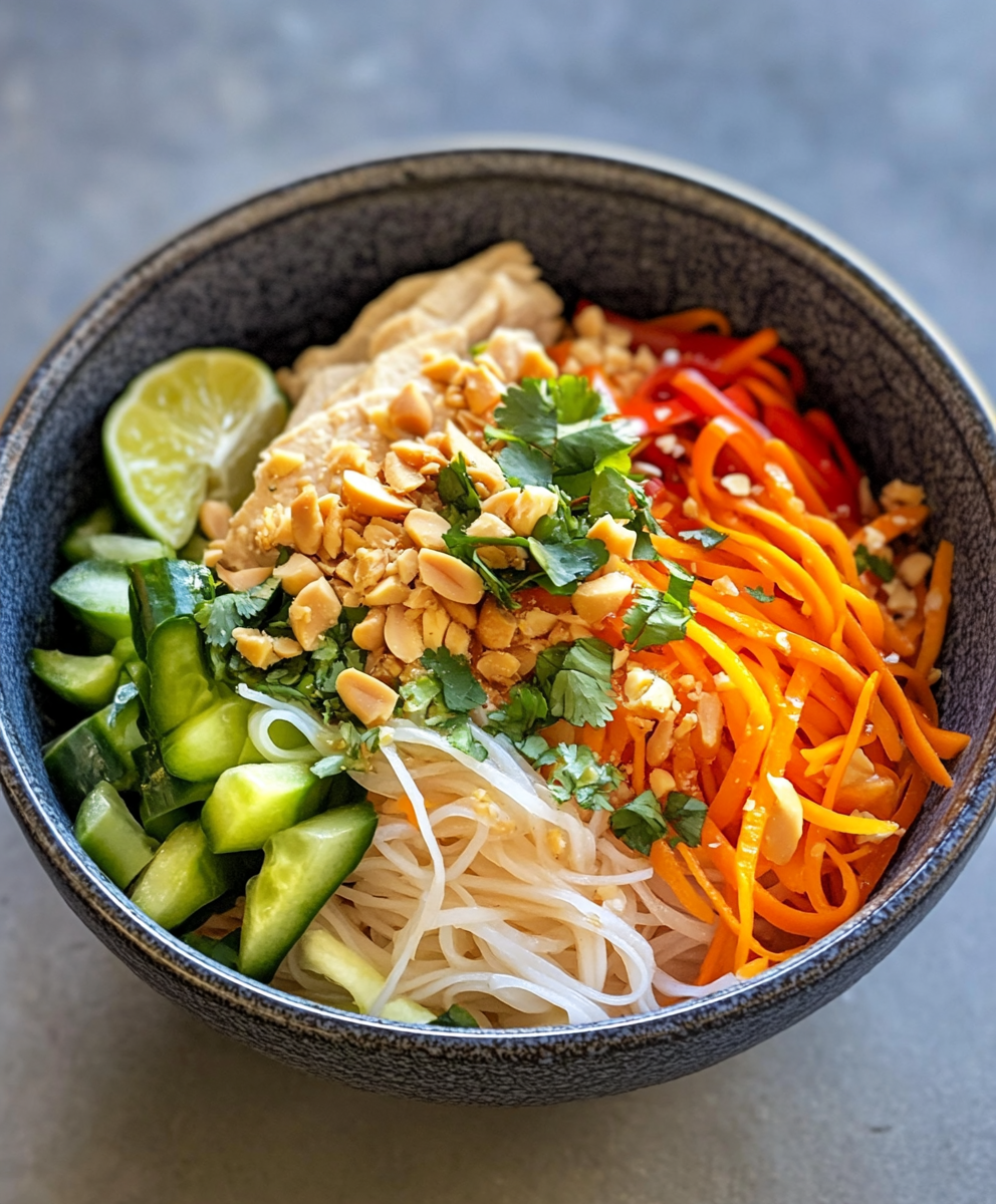 Delicious Thai Peanut Noodle Salad: A Flavorful Journey