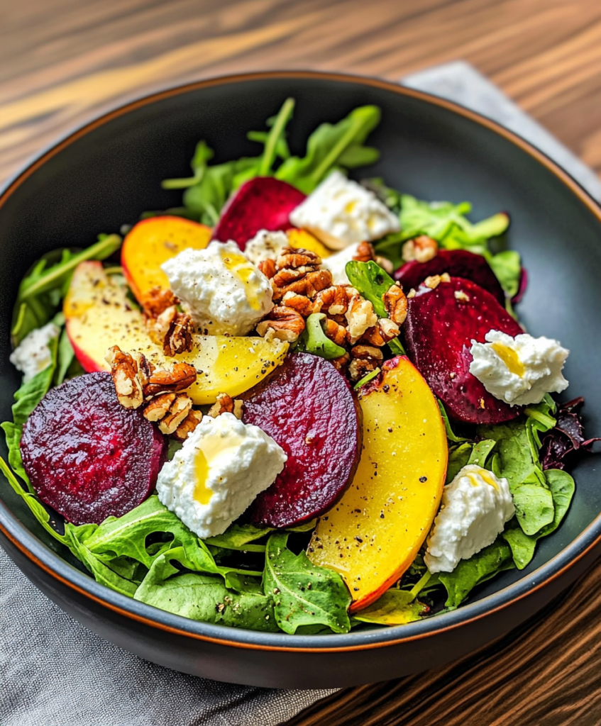 Roasted Beet and Goat Cheese Salad