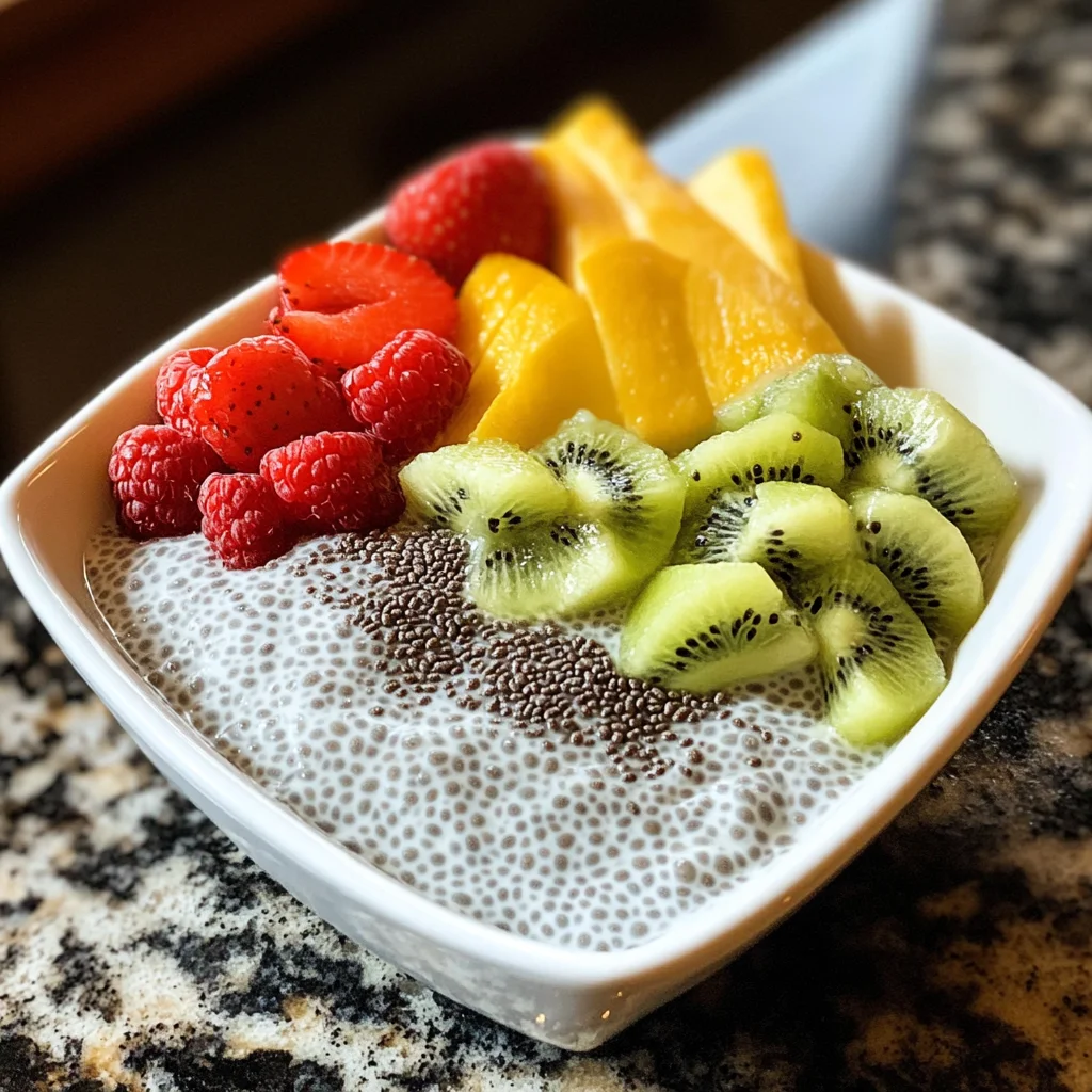 simple overnight chia pudding with coconut milk