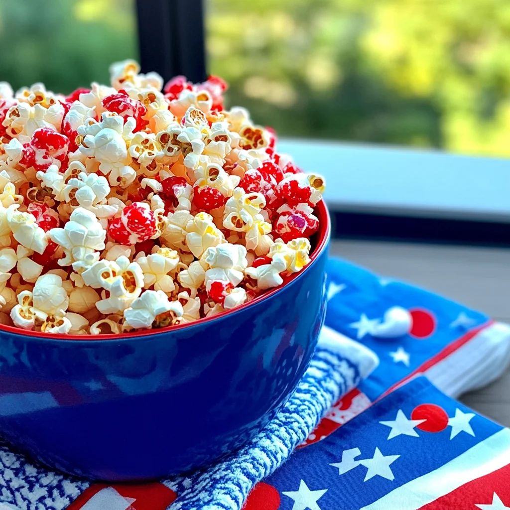 Easy 4th of July Popcorn Recipe