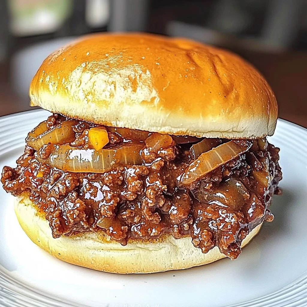 Irresistible French Onion Beef Sloppy Joes