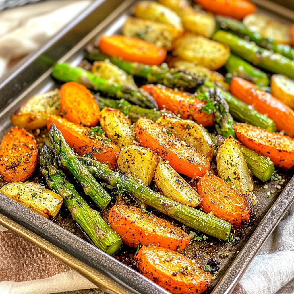 Roasted Asparagus & Carrots