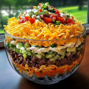 Seven Layer Taco Salad