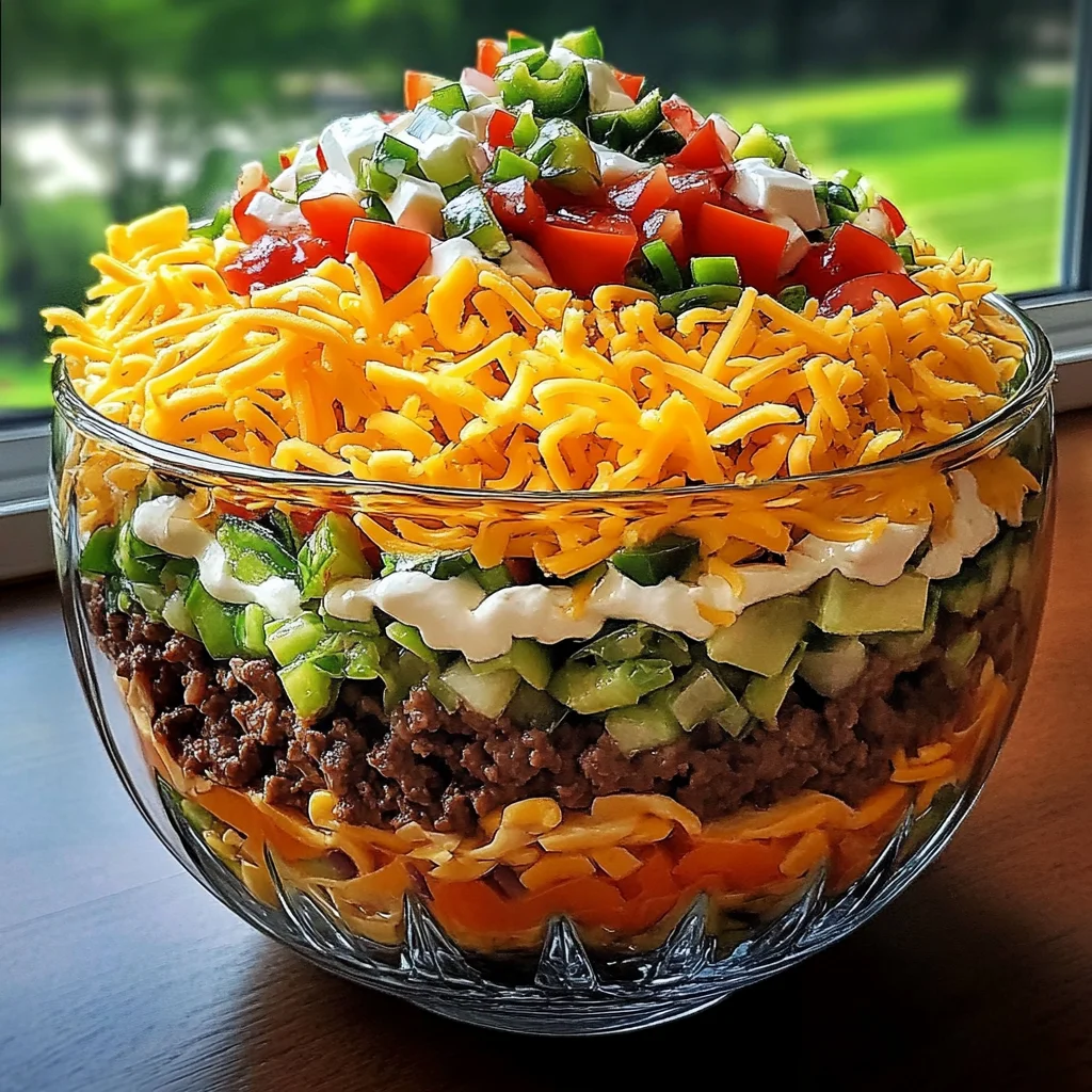 Seven Layer Taco Salad