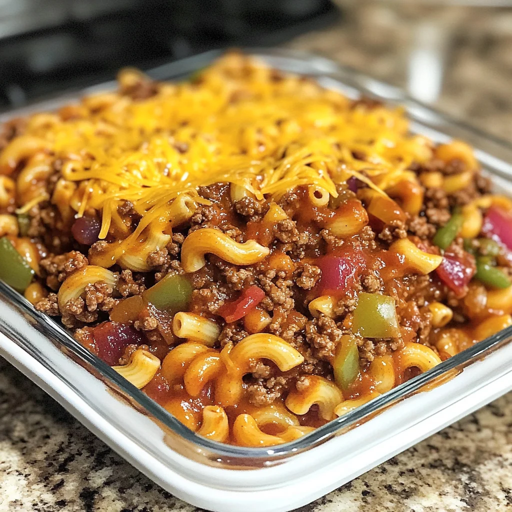 Sloppy Joe Casserole