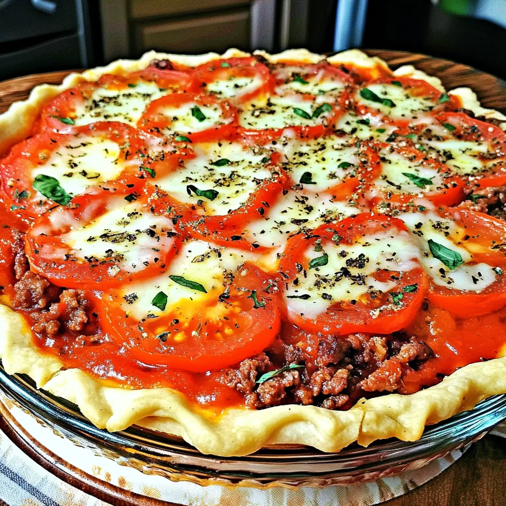 cheesy tomato pie