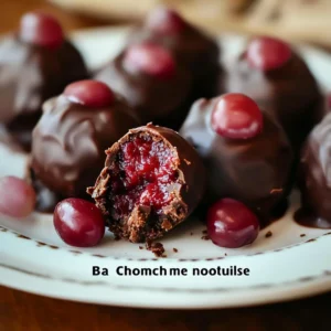 Cherry Mash Truffles