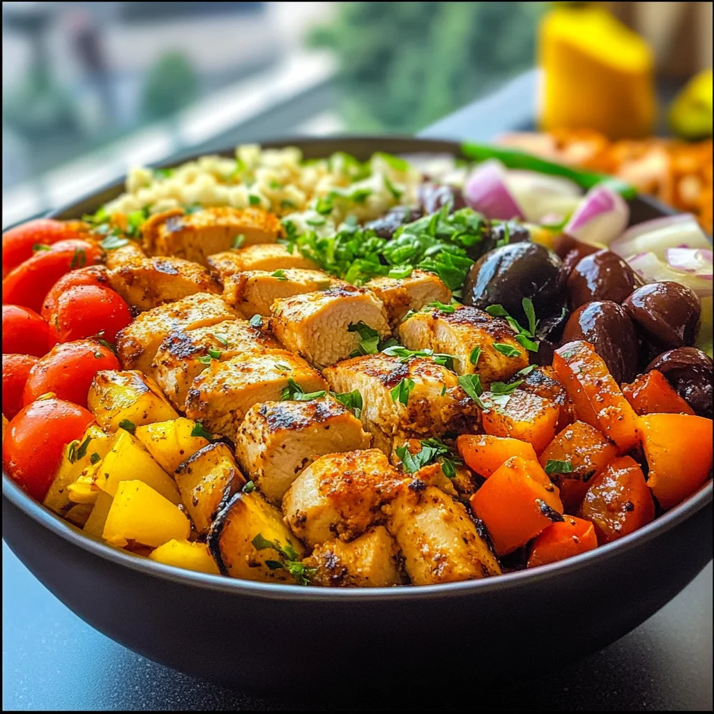 Chicken Bowl Mediterranean