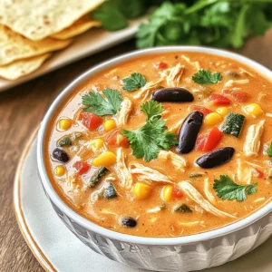 Creamy Chicken Tortilla Soup