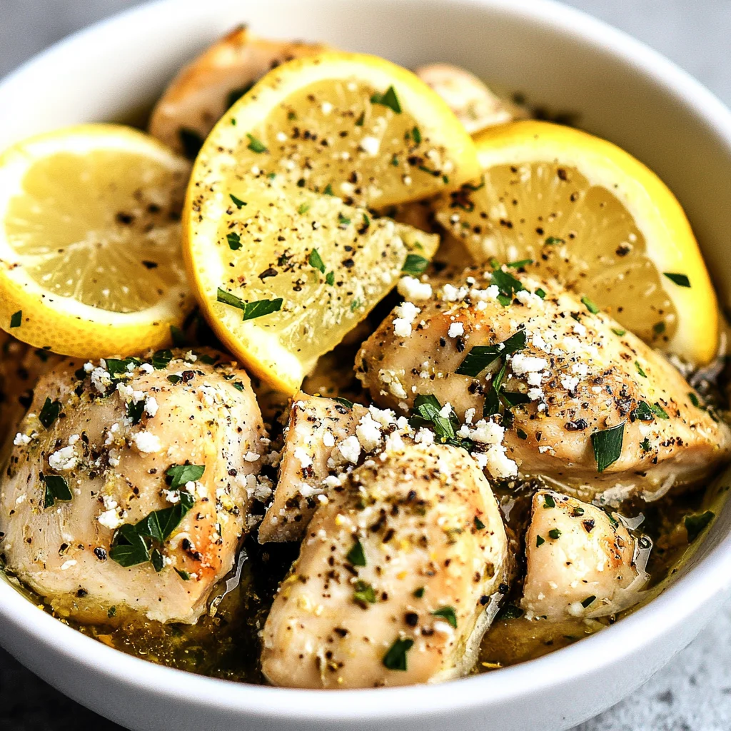 Crockpot Greek Lemon Chicken