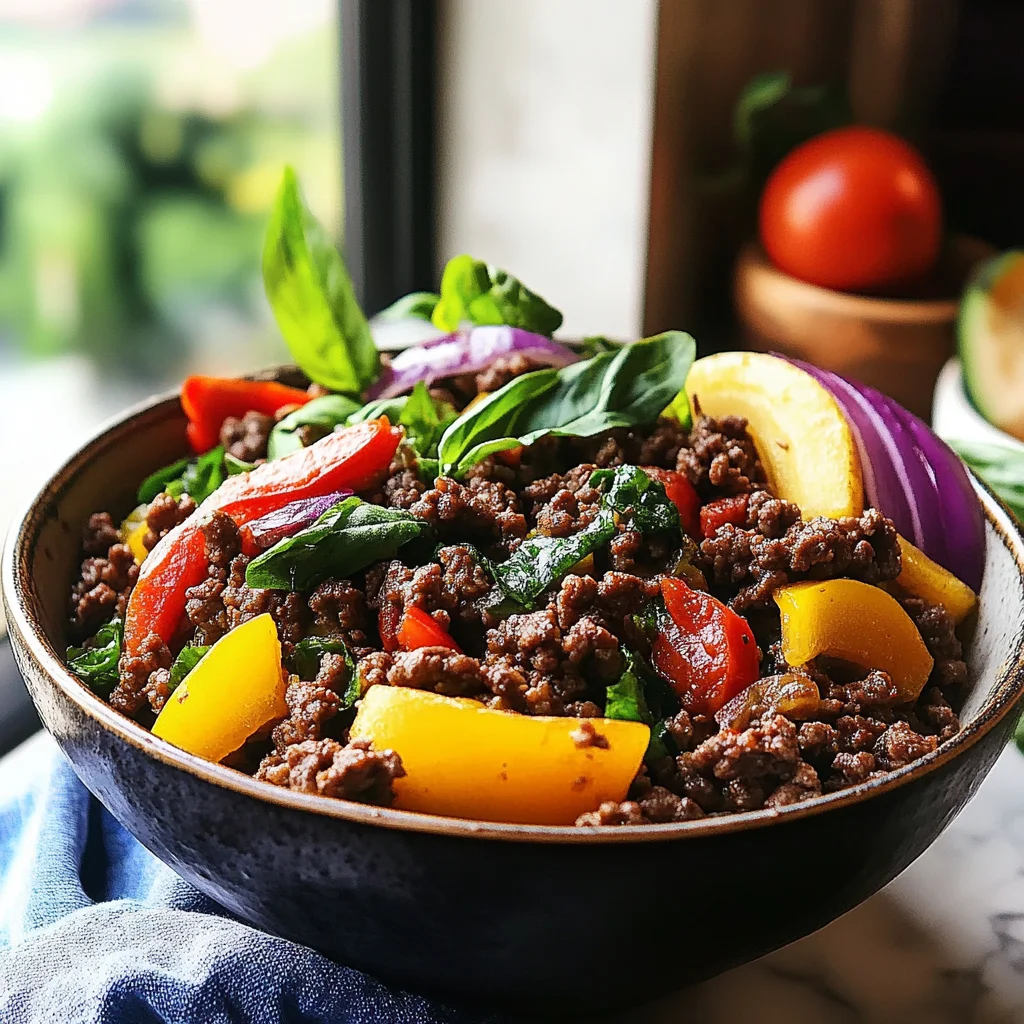 Delicious Mediterranean Ground Beef Stir Fry Recipe for Busy Nights!