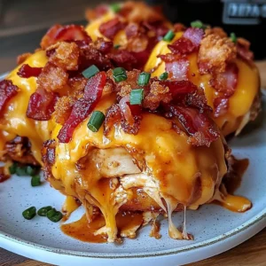 Loaded Crispy BBQ Chicken Bacon Cheese Bombs