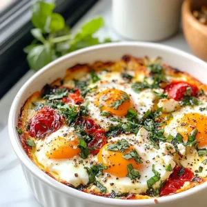 Mediterranean Baked Feta Eggs