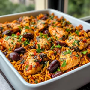 Mediterranean Chicken and Orzo - Easy 30-Minute Recipe