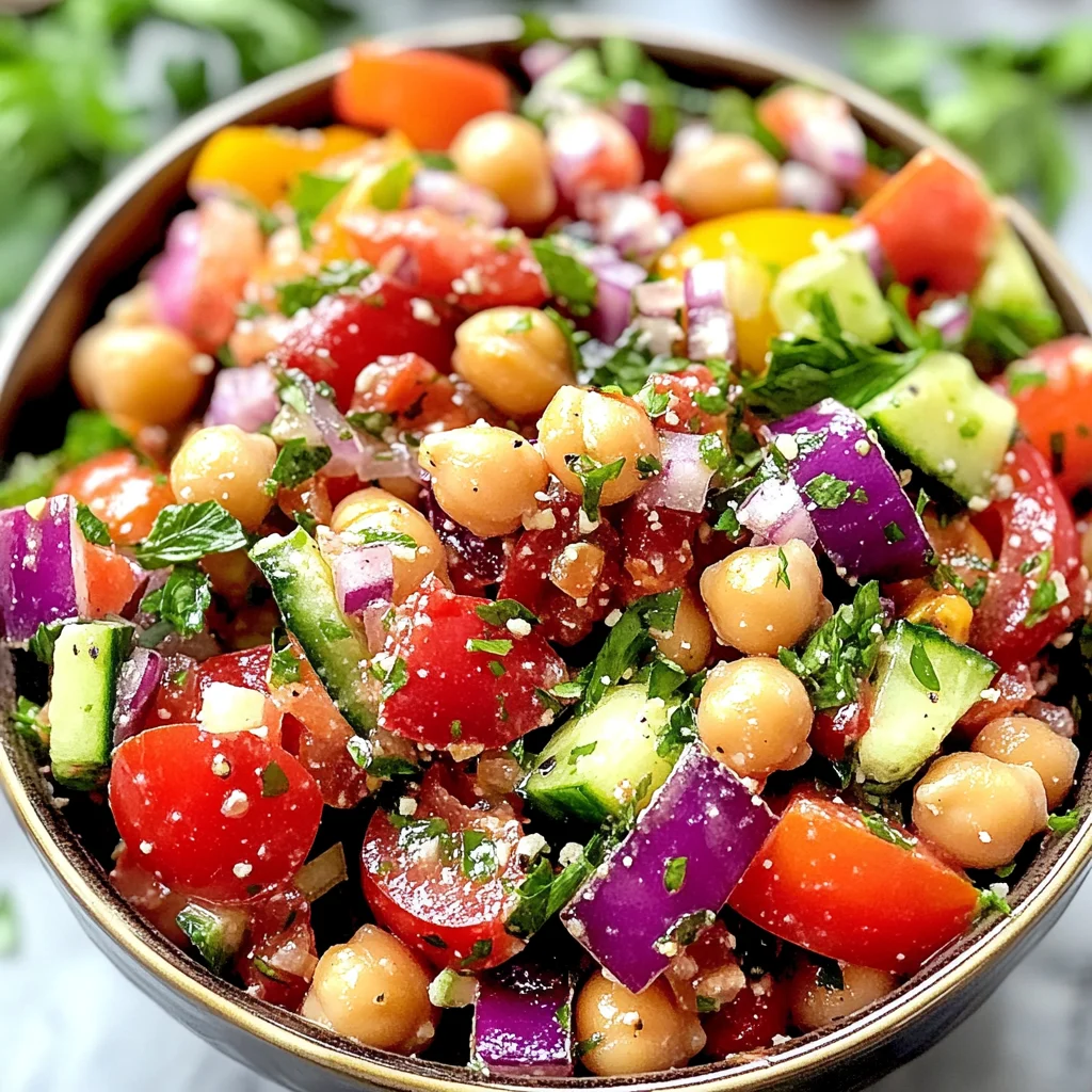 Mediterranean Chickpea Salad Recipe