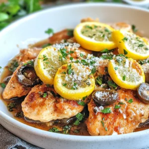 Mediterranean Style Chicken Piccata