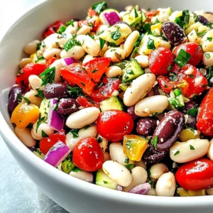 Mediterranean White Bean Salad