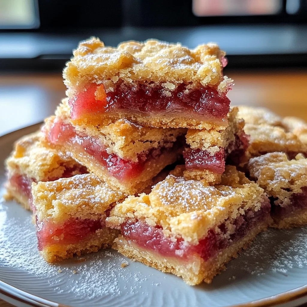 Rhubarb Shortbread Bars: A Tangy, Sweet Delight
