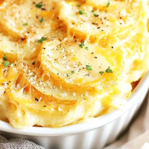 SLOW COOKER CHEESY SCALLOPED POTATOES