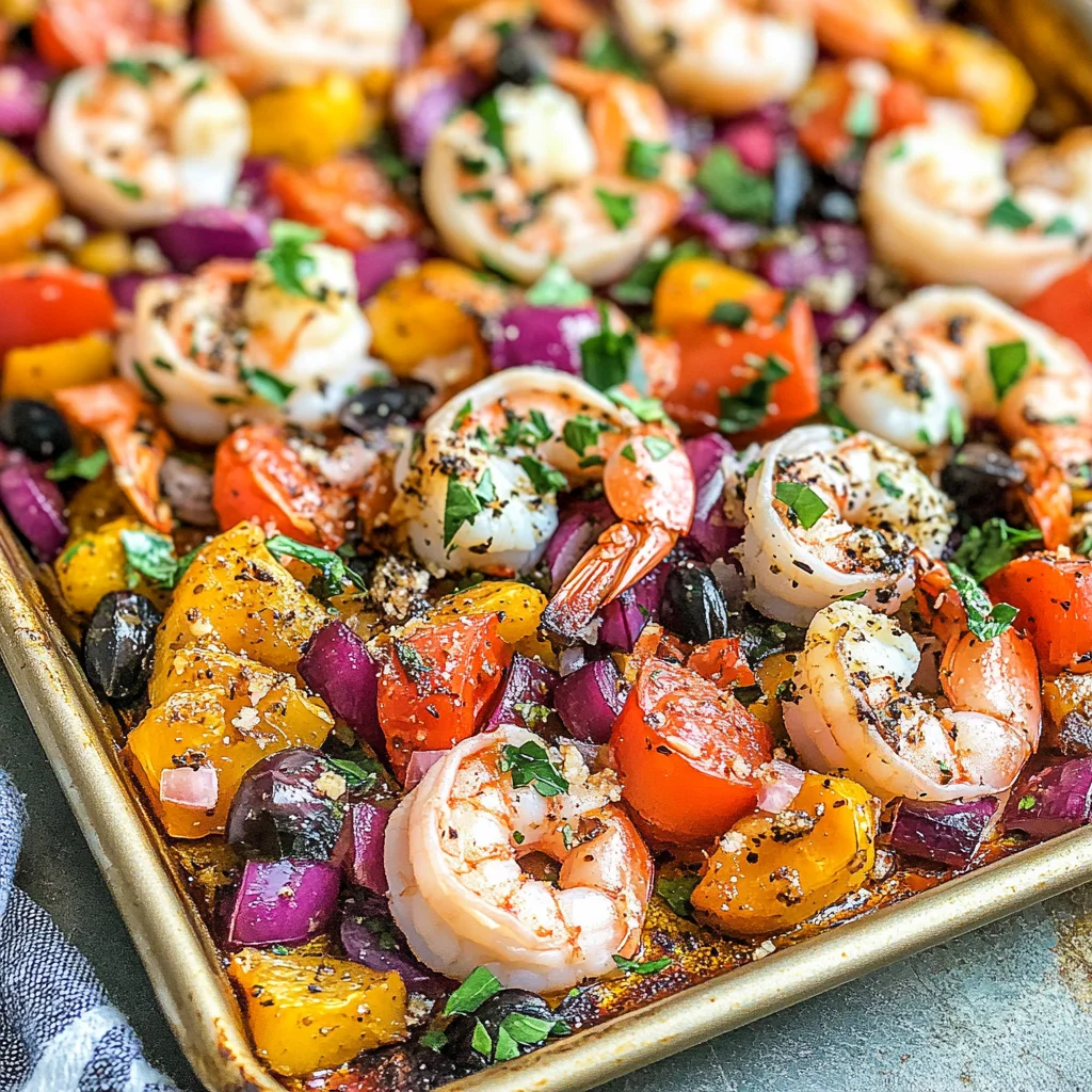 Sheet Pan Mediterranean Shrimp