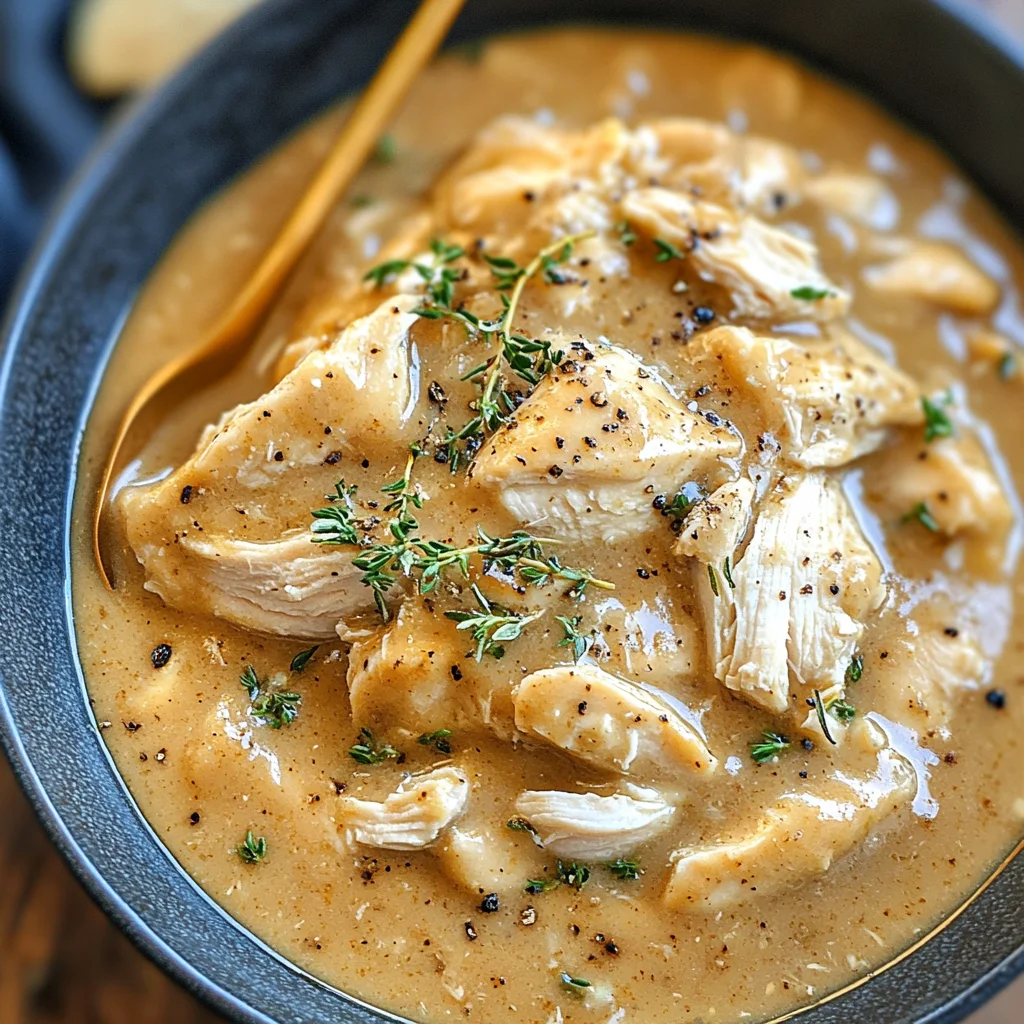 Slow Cooker Chicken and Gravy