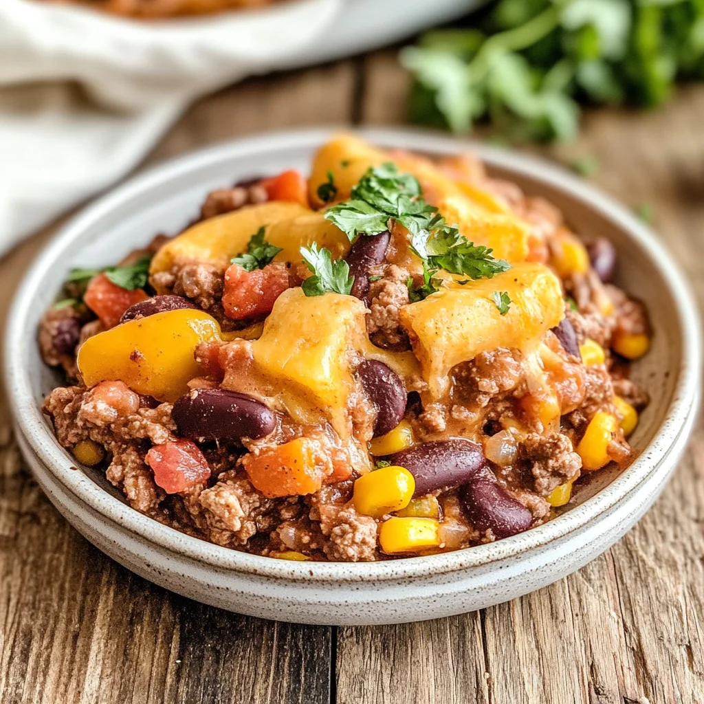 Slow Cooker Cowboy Casserole