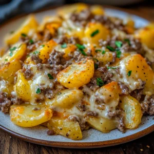 Slow Cooker Cowboy Potato Casserole
