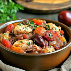 Slow Cooker Mediterranean Chicken