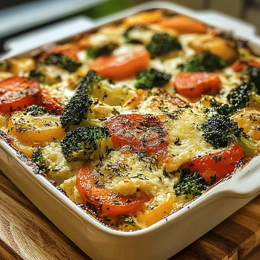 Cottage Cheese and Veggies Bake