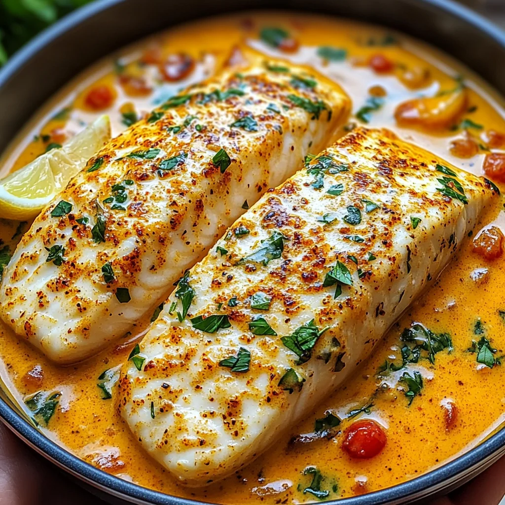 Creamy Cajun Fish Fillets