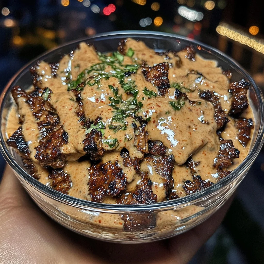 Korean Beef Bulgogi Bowls with Creamy Gochujang Sauce
