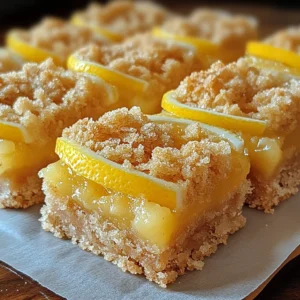 Lemon Crumb Bars