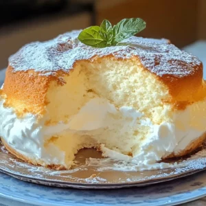 Light & Fluffy Yogurt Cloud Cake