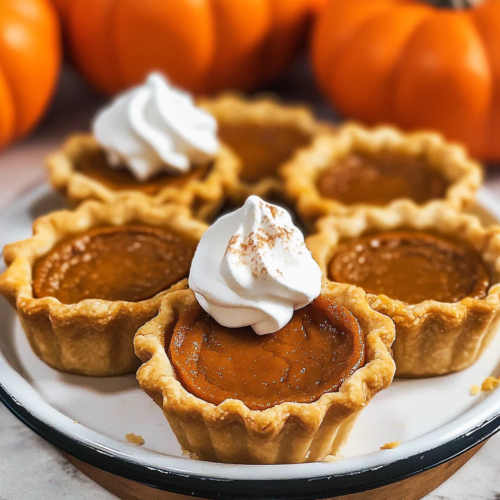 Mini Pumpkin Pies