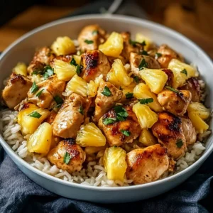 One-Pan Pineapple Chicken & Rice – Quick & Delicious!
