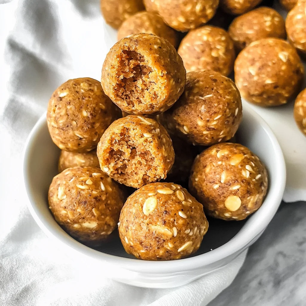 Pumpkin Protein Balls