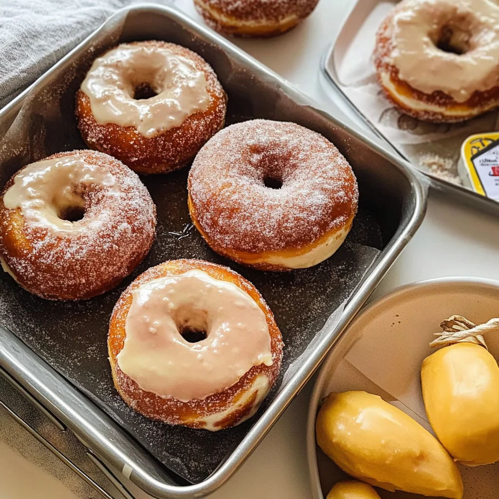 Pumpkin Spice Cheesecake Doughnuts