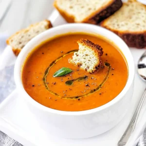 Roasted Tomato Basil Soup