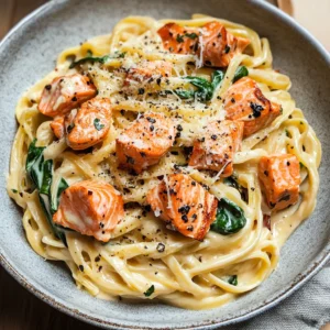 Smoked Salmon Carbonara