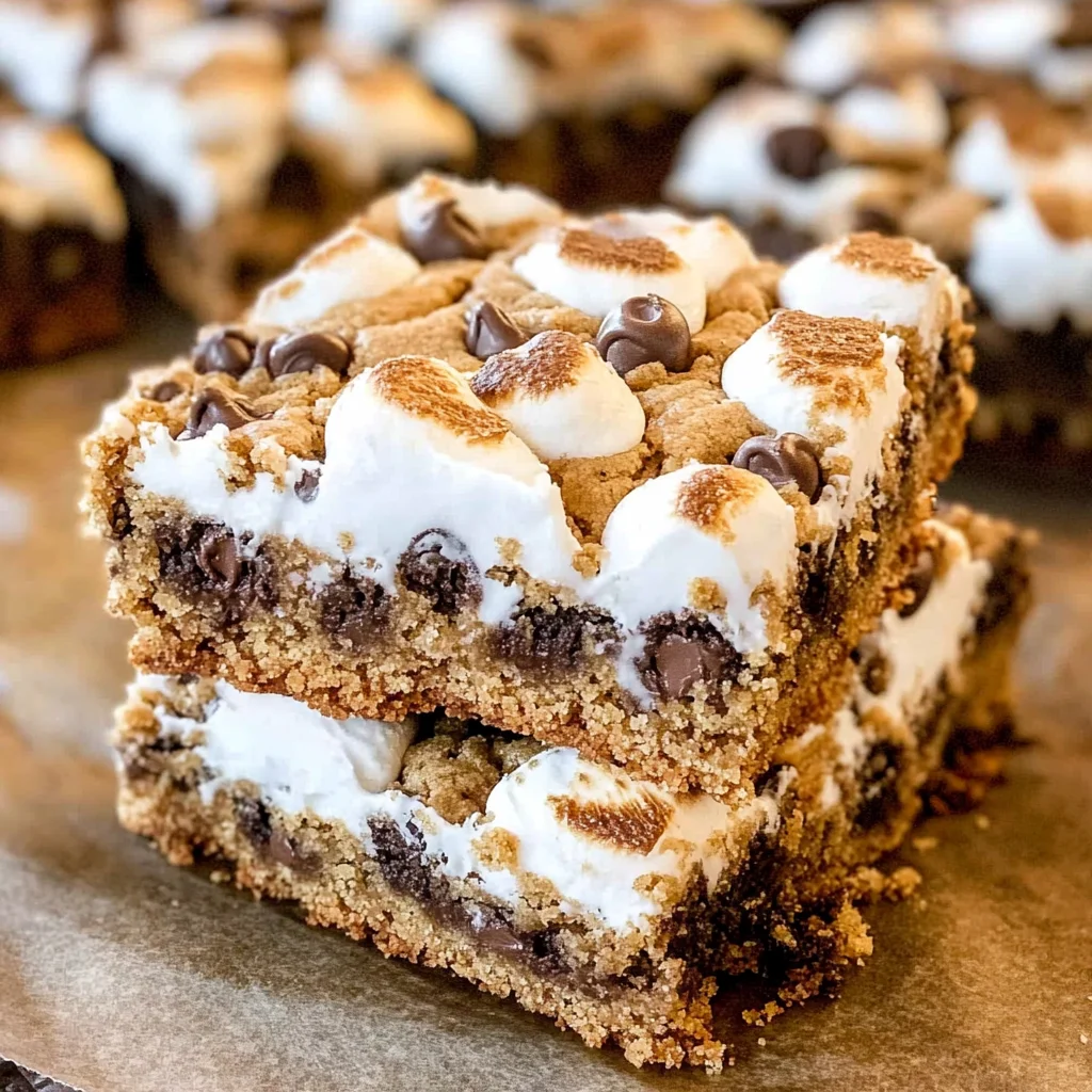 S’mores Cookie Bars