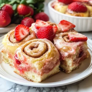 Strawberry Cinnamon Rolls Recipe