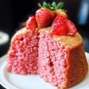 Strawberry Pound Cake