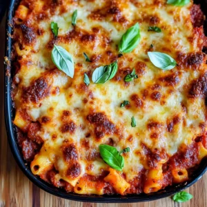 The Best Baked Ziti from The Food Charlatan